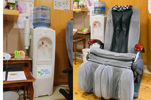 ウォーターサーバー・マッサージチェア